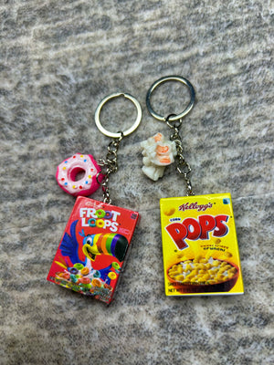 Y2K cereal keychains