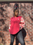 Heart on my sleeve sweater