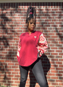Heart on my sleeve sweater
