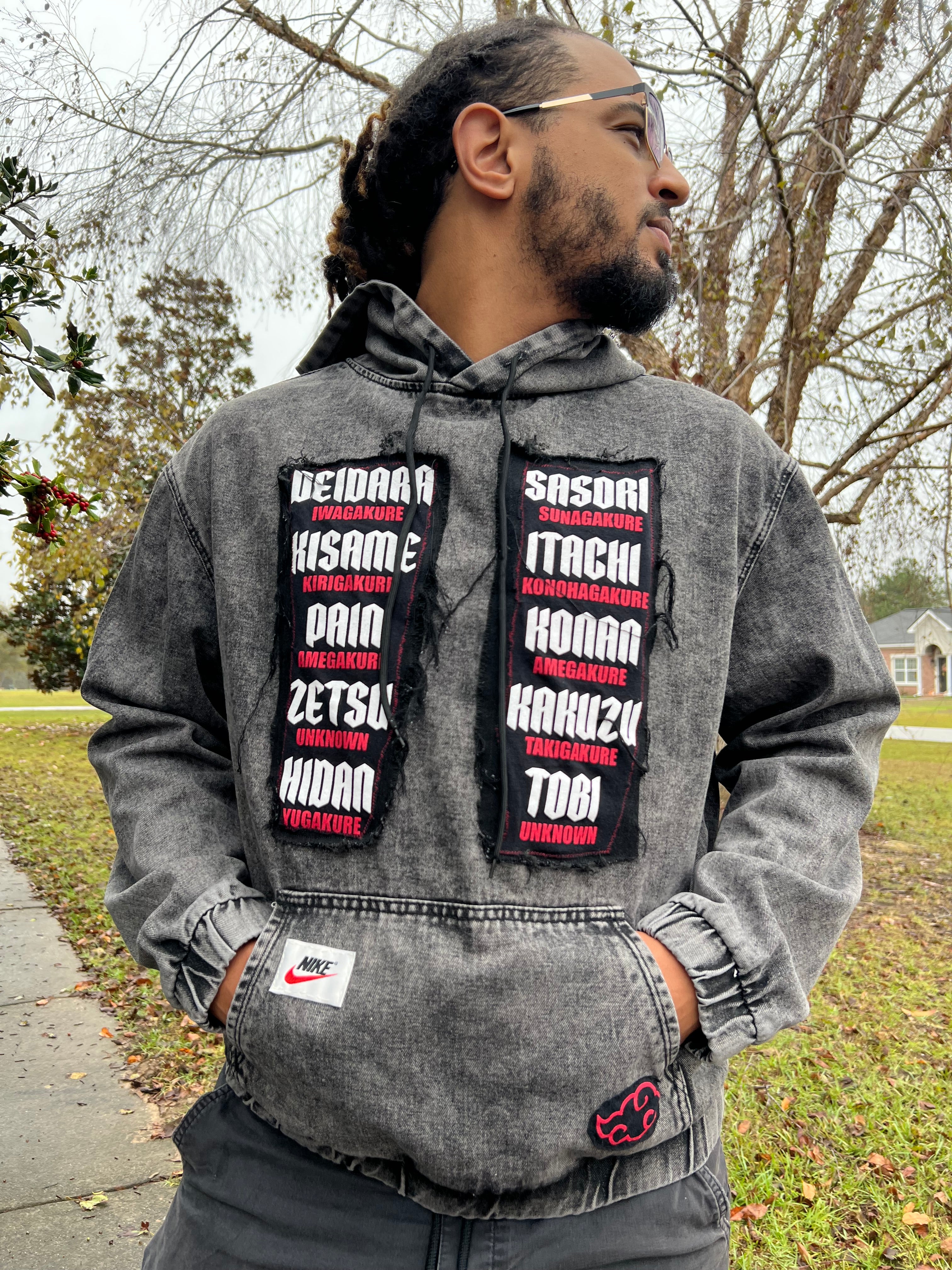 Akatsuki denim hoodie