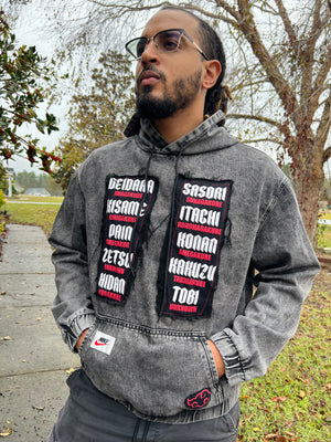 Akatsuki denim hoodie