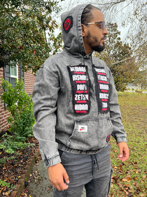 Akatsuki denim hoodie