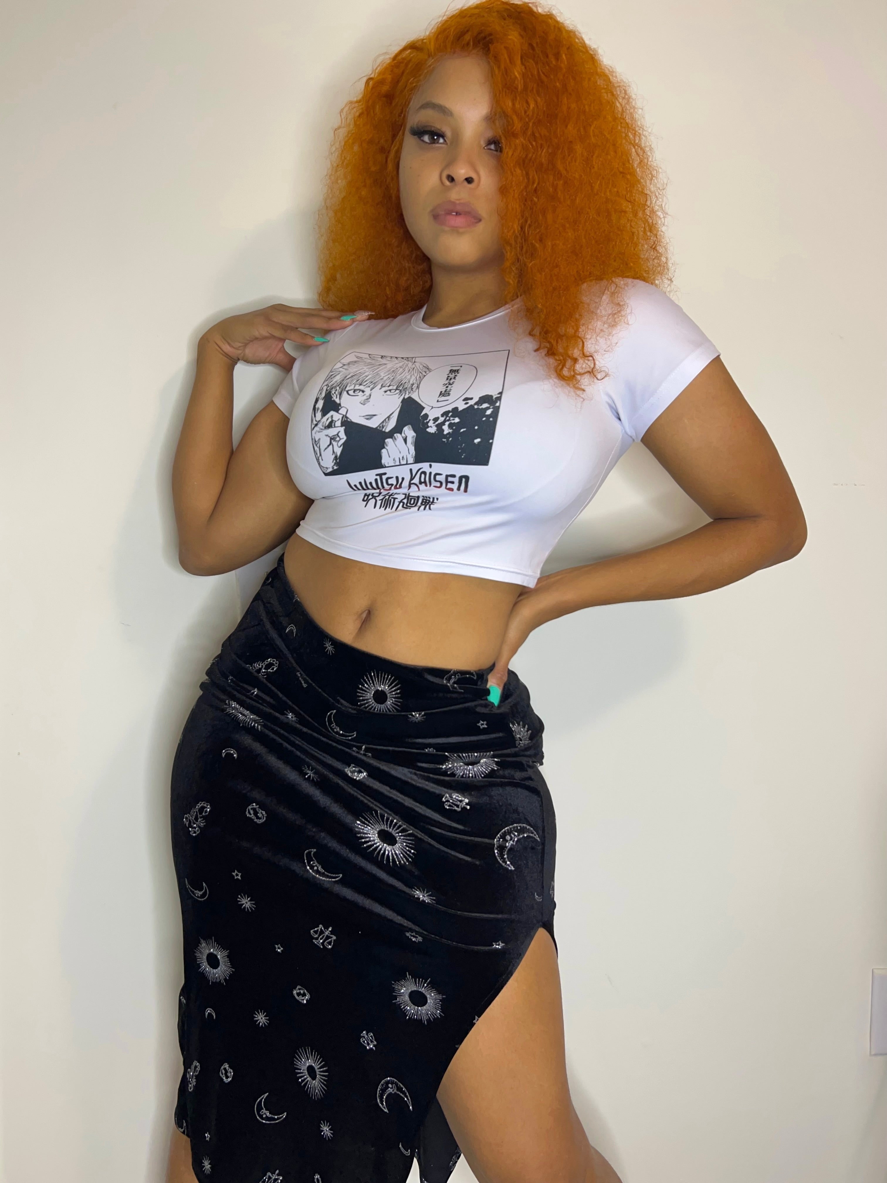 Jujutsu kaisen crop top