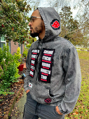 Akatsuki denim hoodie